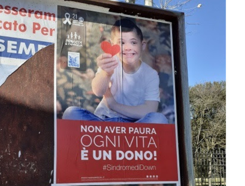 Giornata Mondiale della Sindrome di Down, Pro Vita & Famiglia E-R: «Non avere paura, ogni vita è un dono» 1